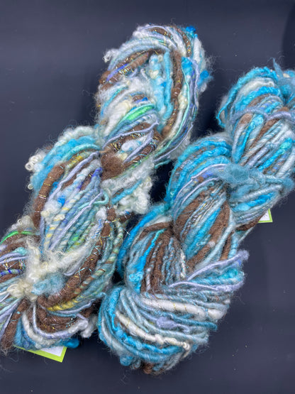 Mambo Larimar Handspun art yarns