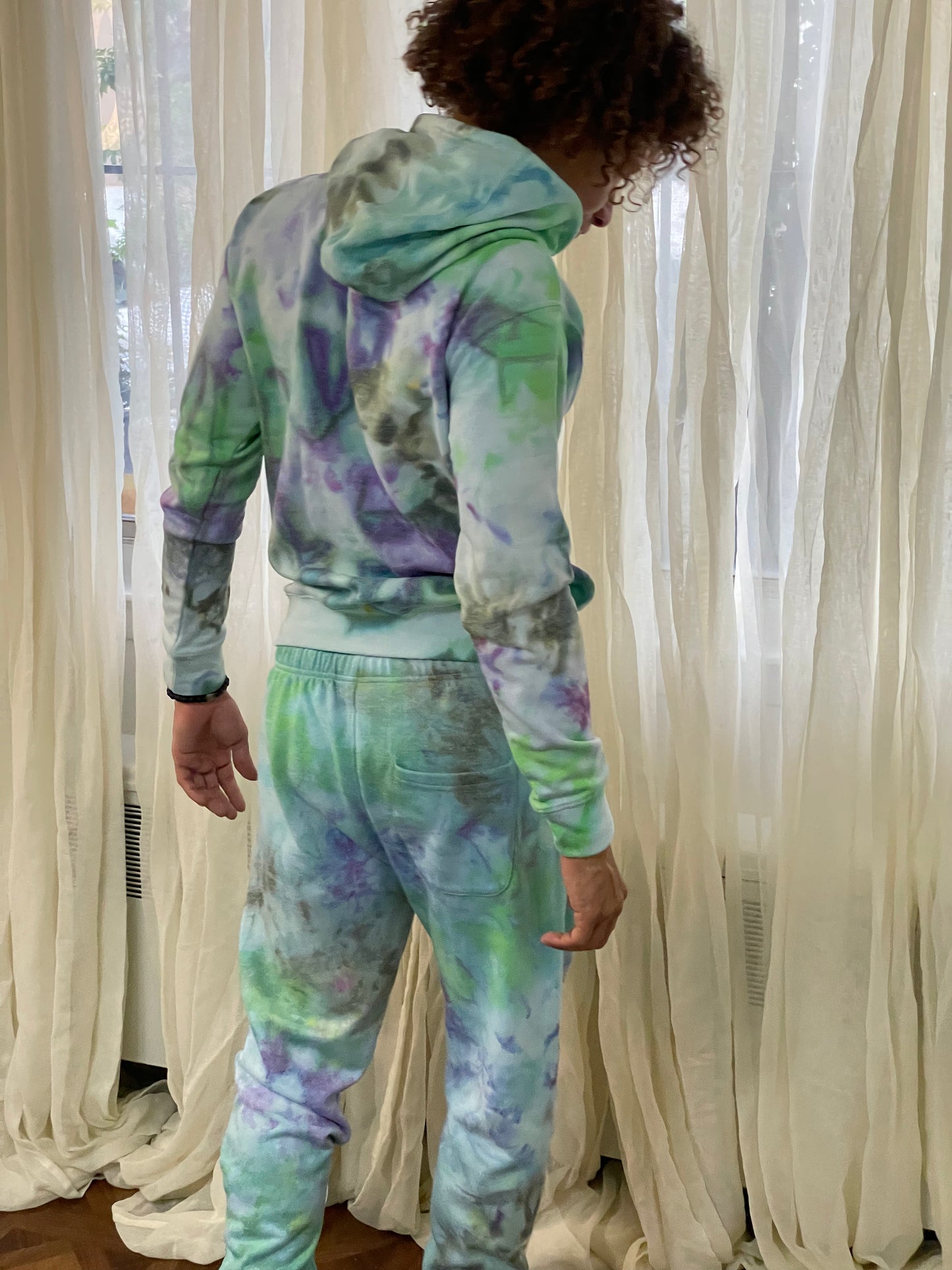 Ice Dyed sweat pants  - pixie condo