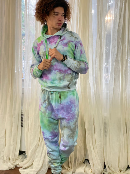 Ice Dyed sweat pants  - pixie condo