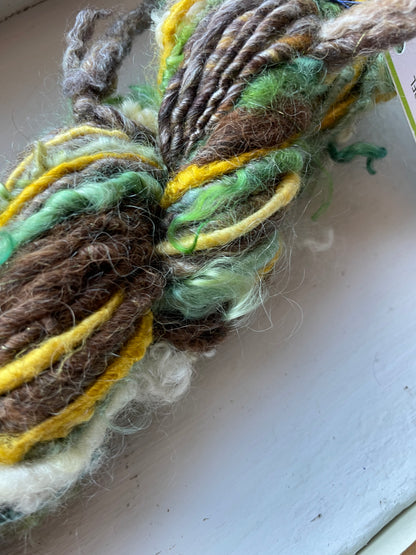 jungle mambo : handspun striping art yarn