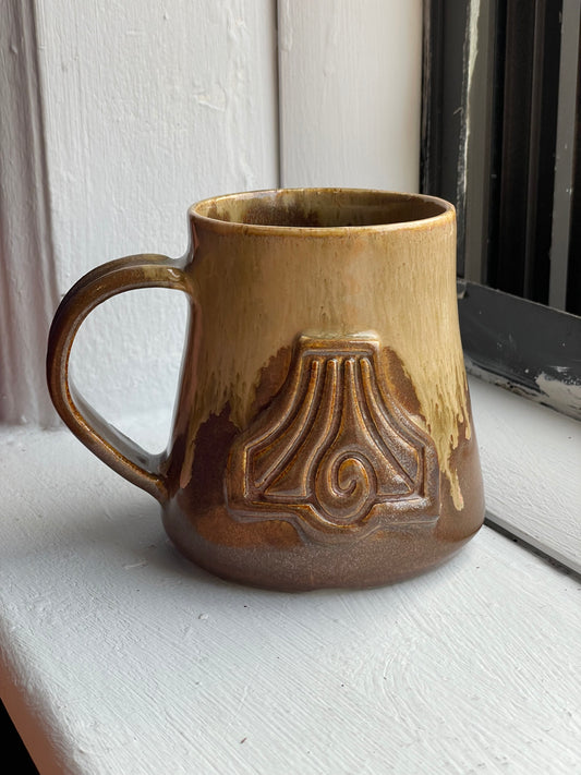 OOAK Lava Tester Mug 01 caramel latte