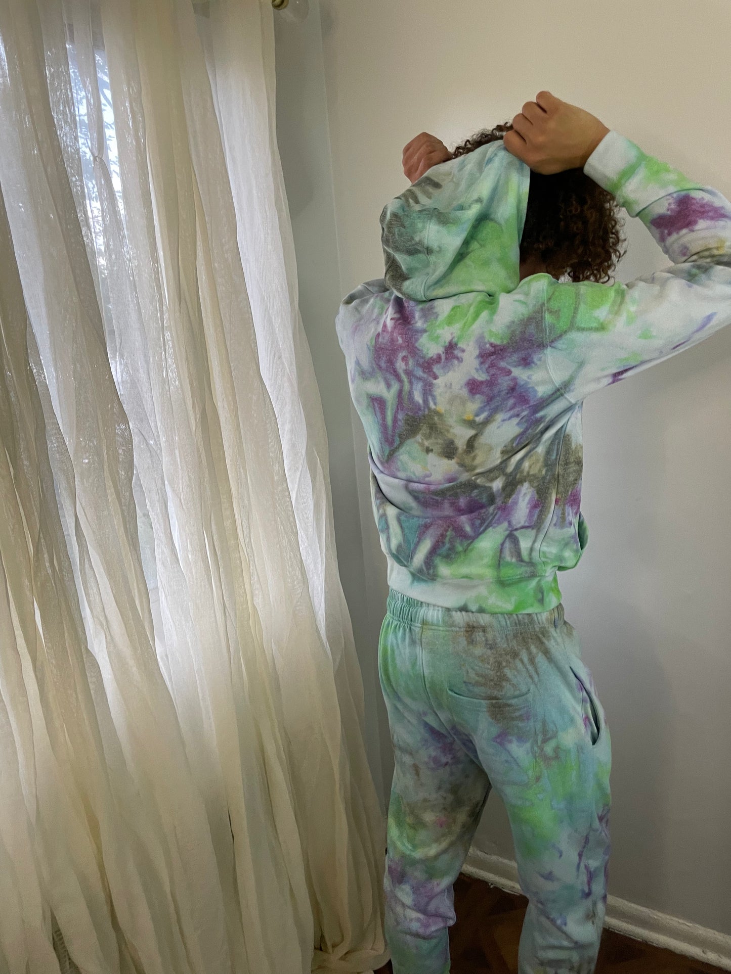 Ice Dyed sweat pants  - pixie condo