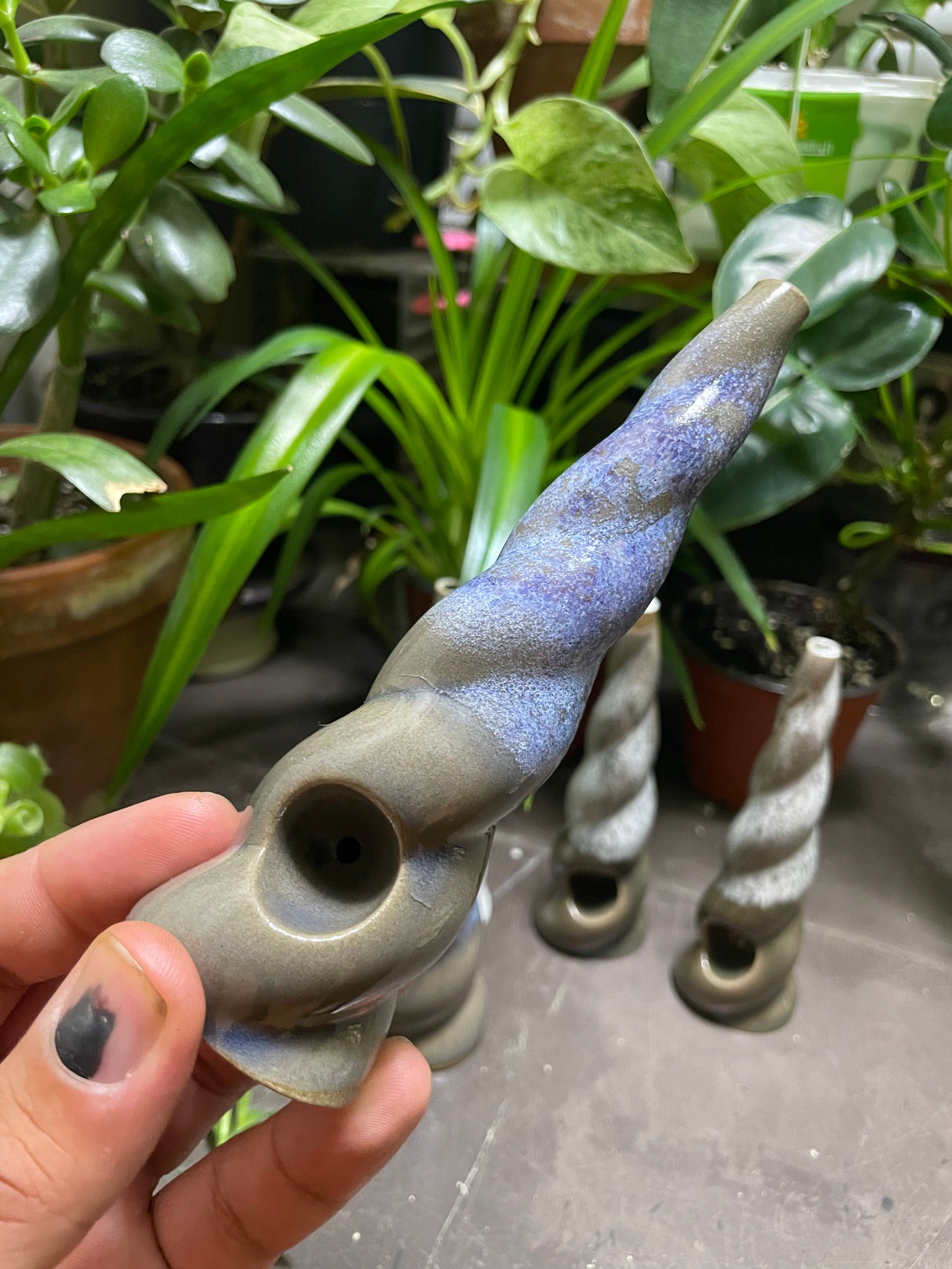 Unicorn Horn Herb Smoking Pipe