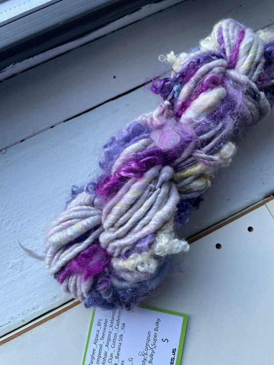 teenage dream mambo : handspun striping art yarn