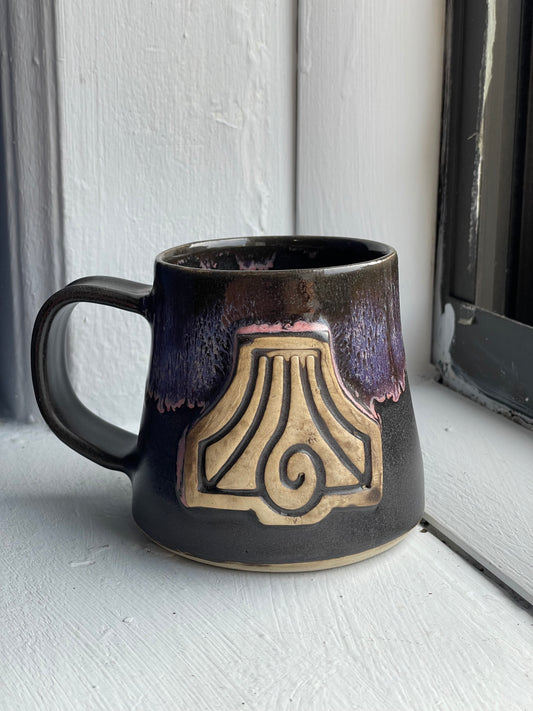 OOAK Lava Tester Mug 02 nebula