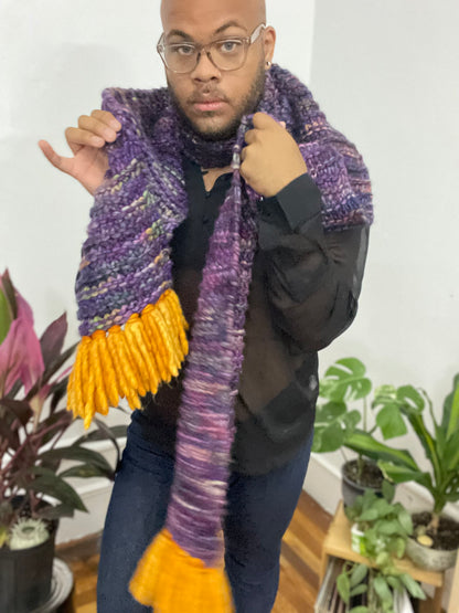 XL Purple Scarf